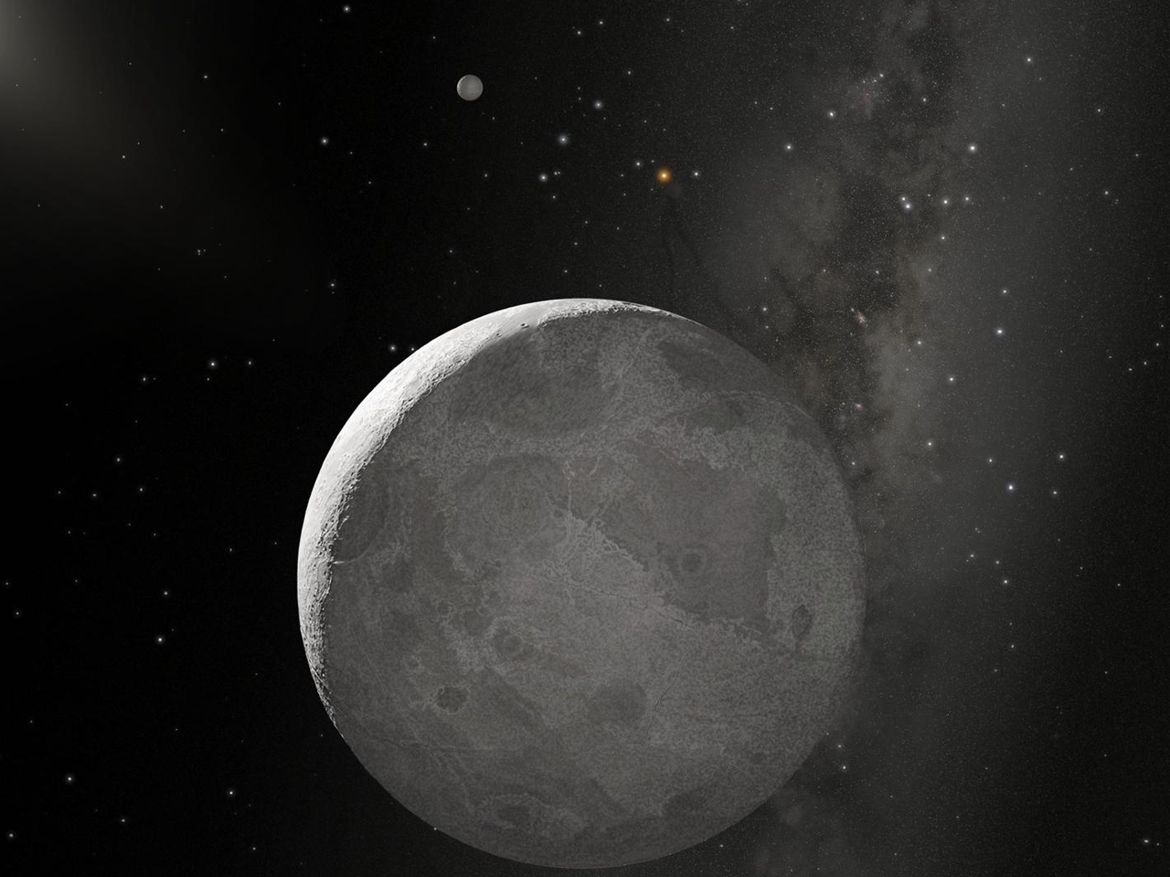 Artist concept of Kuiper Belt object 2003 UB313